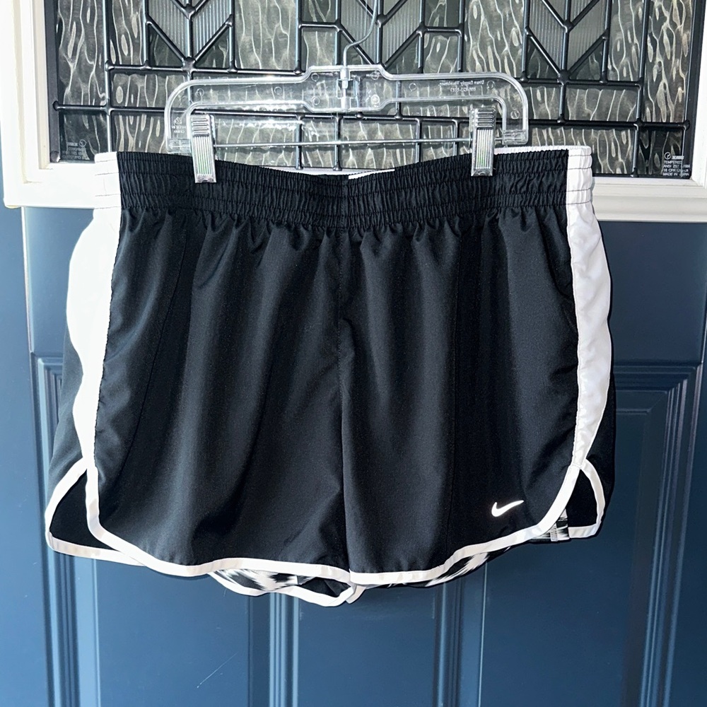 Nike Women's Athletic Shorts in Black and White